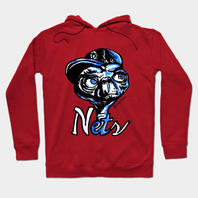 The ET Brooklyn Nets Fan Hoodie by sketchnkustom